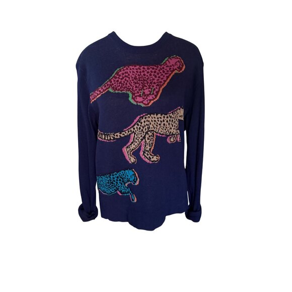 Paul Smith Cheetah Crewneck Sweater Womens - Picture 3 of 8